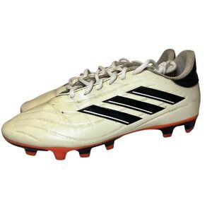 Adidas Copa Pure 2 FG Soccer Cleats Solar Orange Shoes White Mens 6.5 Club Shoes